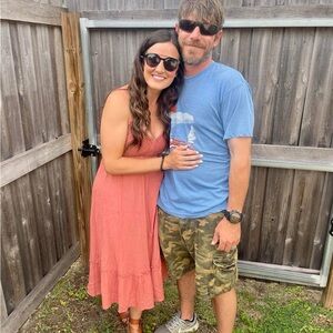 Rust Crochet Maxi Dress